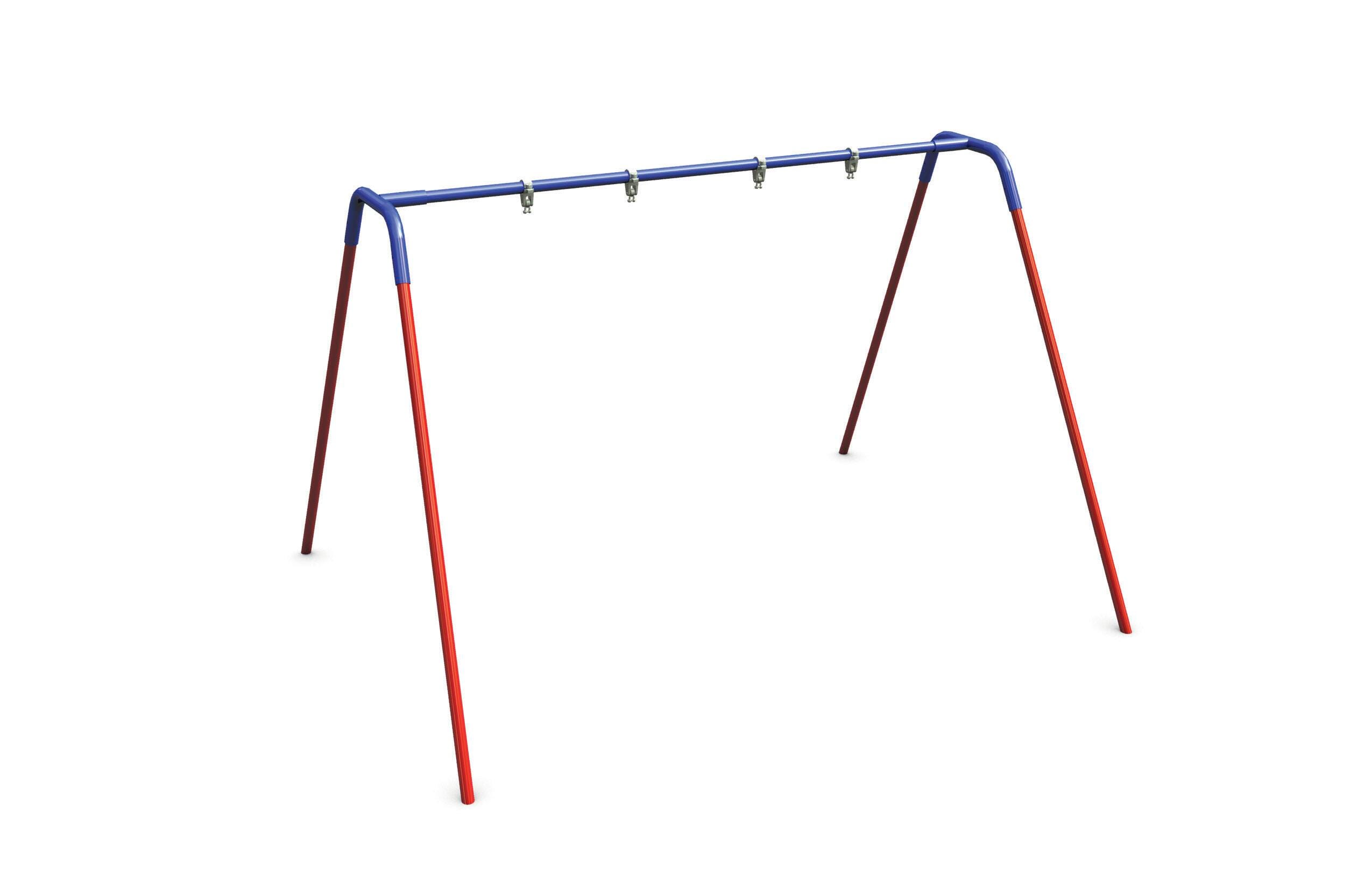 BCI Burke 2-Seat Starter 2-Leg Contemporary Swing, 8 Foot Beam Height, Powder Coated 4001431